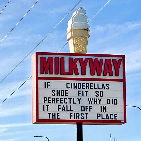 Shangrala's Funny Ice Cream Signs