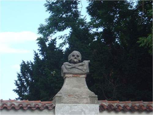 Shangrala's Chapel With Human Bone Art