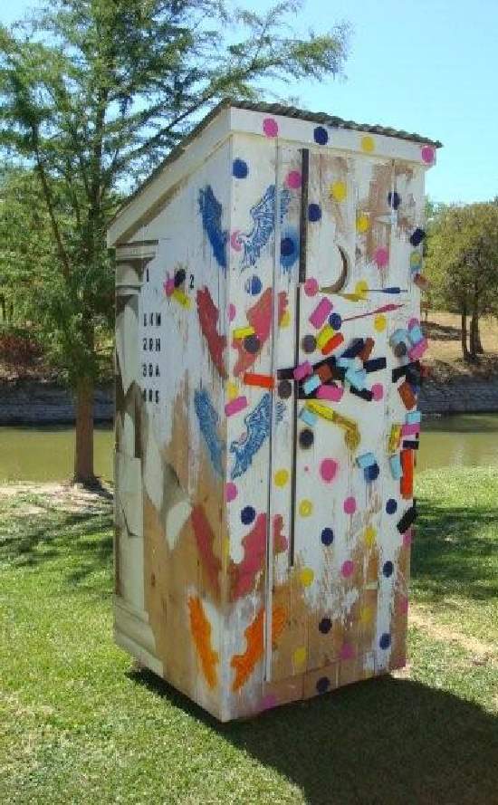 Shangrala's Texas Outhouse Art