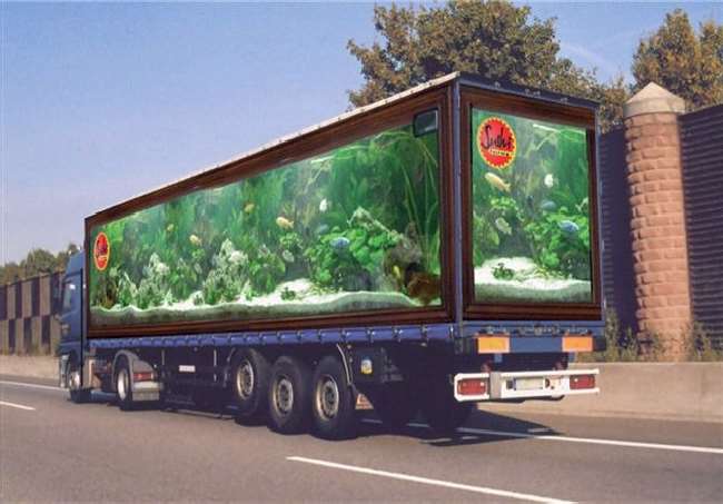 Shangrala's Advertising Truck Art