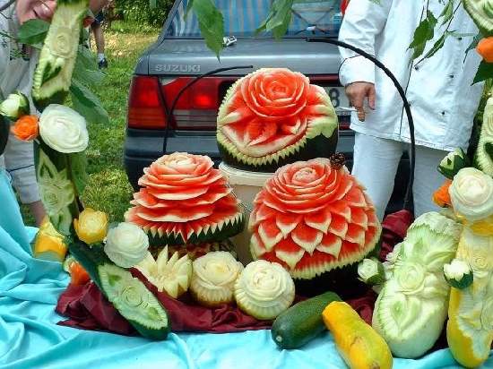 Shangrala's Watermelon And Egg Art