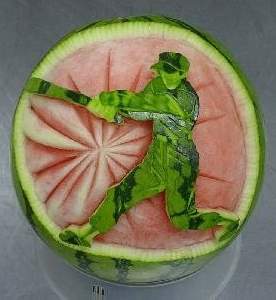 Shangrala's Watermelon And Egg Art