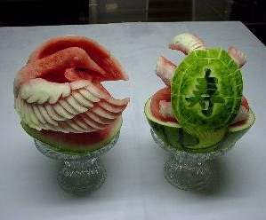 Shangrala's Watermelon And Egg Art