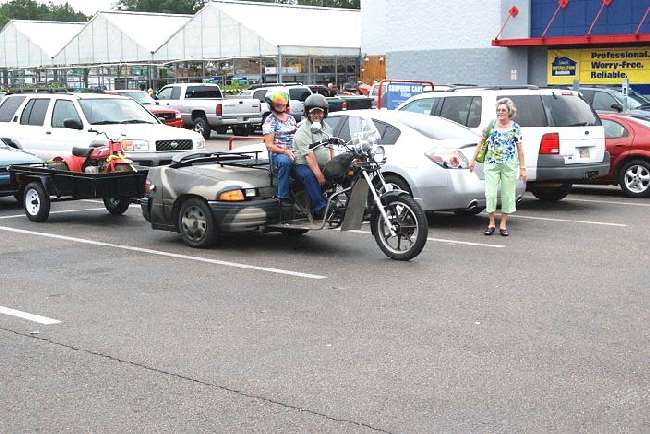 Shangrala's Amazing Bike Car