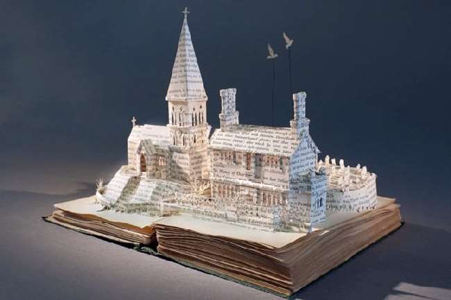 Shangrala's Book Sculpture Art