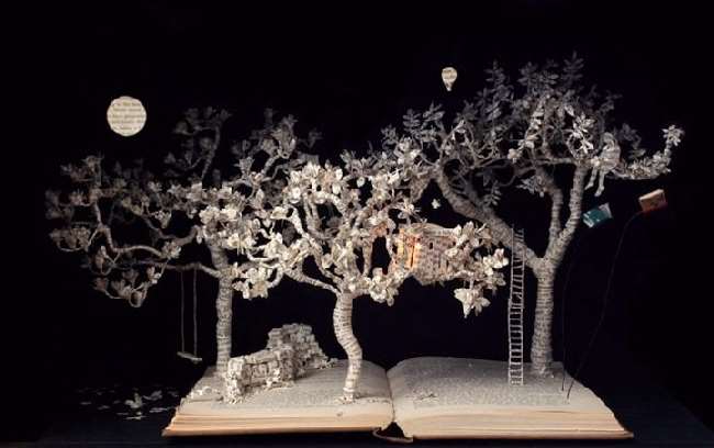 Shangrala's Book Sculpture Art