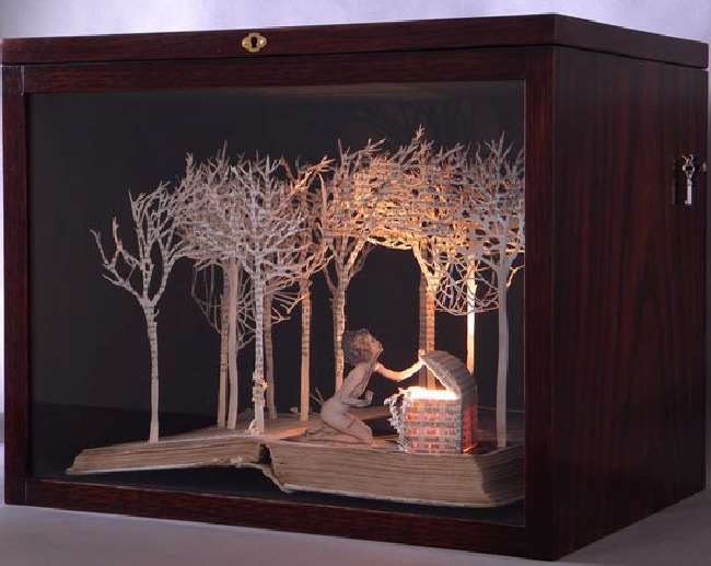 Shangrala's Book Sculpture Art