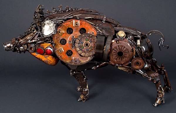 Shangrala's Junk Car Parts Art!