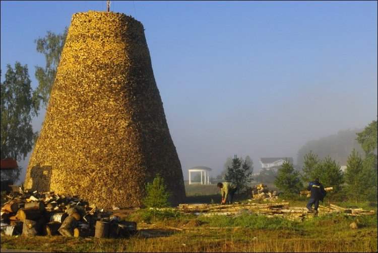 Shangrala's Wood Stacking Art