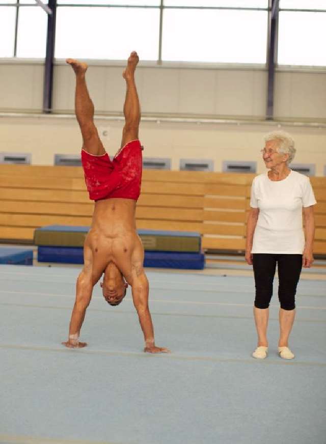 Shangrala's 86 Year Old Grandma Gymnast