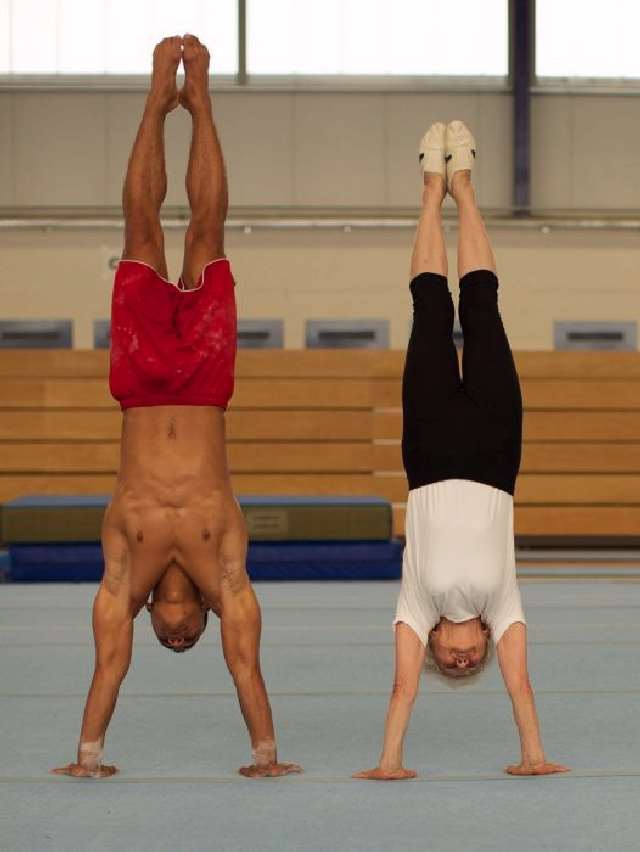 Shangrala's 86 Year Old Grandma Gymnast