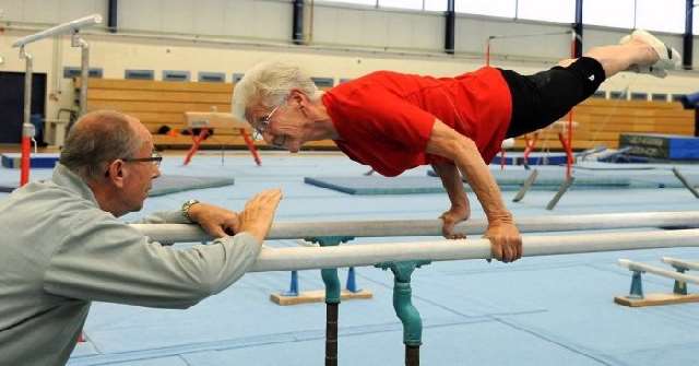 Shangrala's 86 Year Old Grandma Gymnast