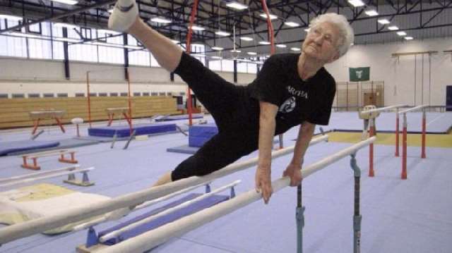 Shangrala's 86 Year Old Grandma Gymnast