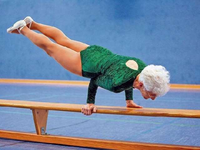 Shangrala's 86 Year Old Grandma Gymnast