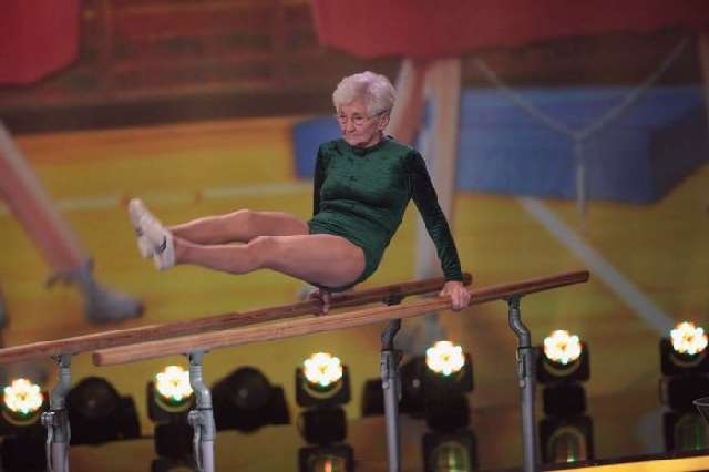 Shangrala's 86 Year Old Grandma Gymnast