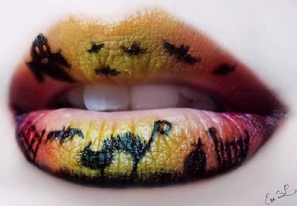 Shangrala's Halloween Lip Art