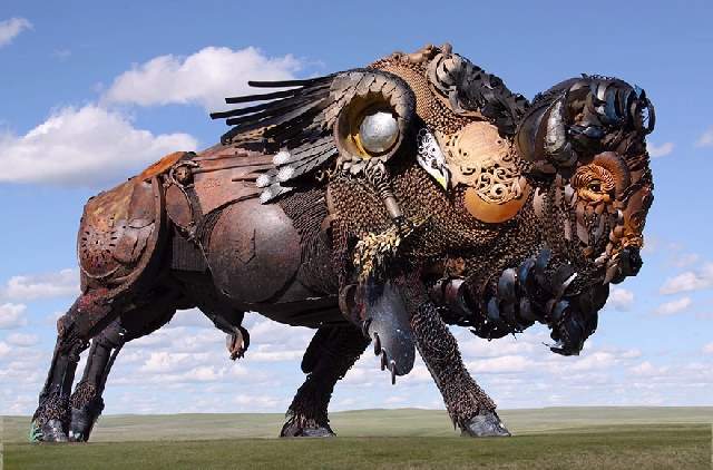 Shangrala's Western Scrap Metal Art