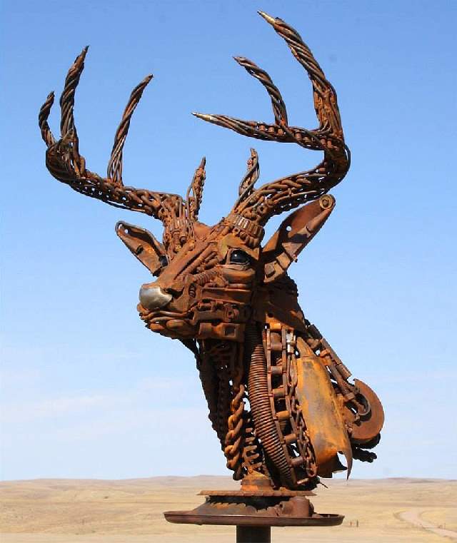 Shangrala's Western Scrap Metal Art