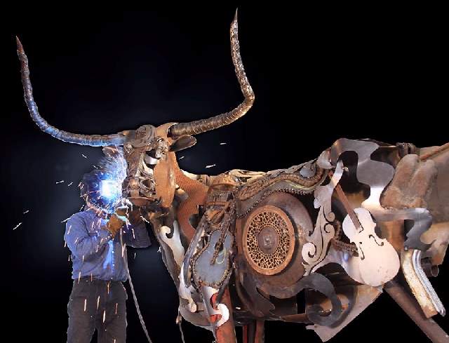 Shangrala's Western Scrap Metal Art