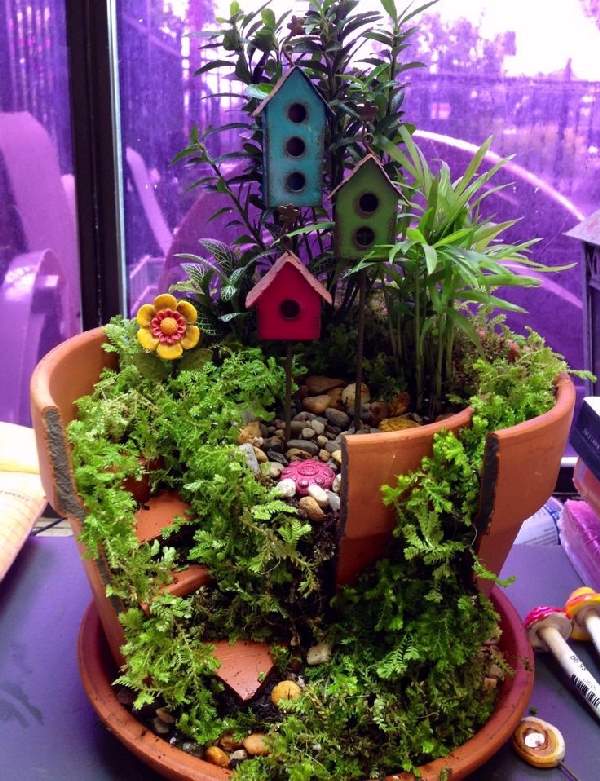 Shangrala's Fairy Garden Pot Art