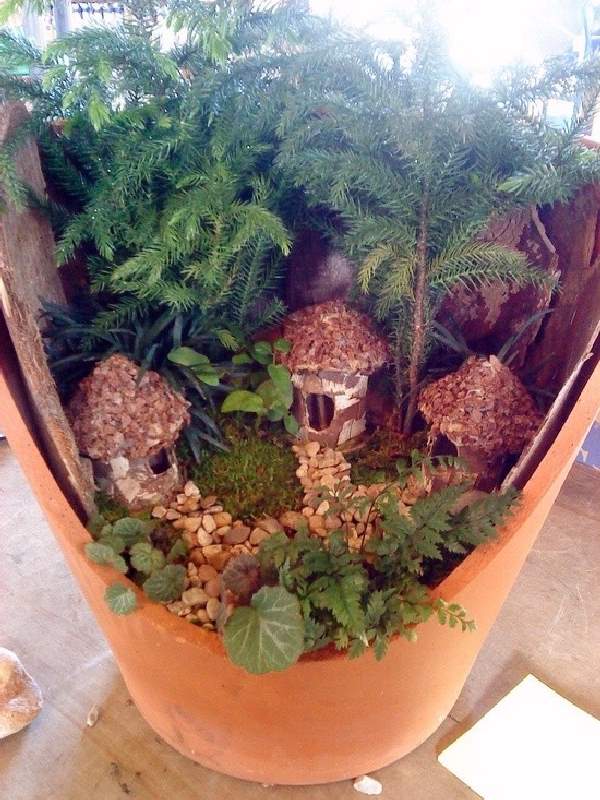 Shangrala's Fairy Garden Pot Art