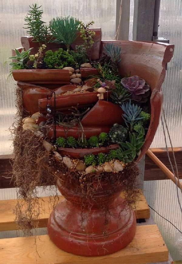 Shangrala's Fairy Garden Pot Art 2