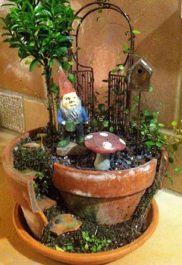 Shangrala's Fairy Garden Pot Art 2