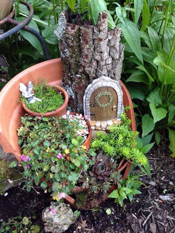 Shangrala's Fairy Garden Pot Art 2