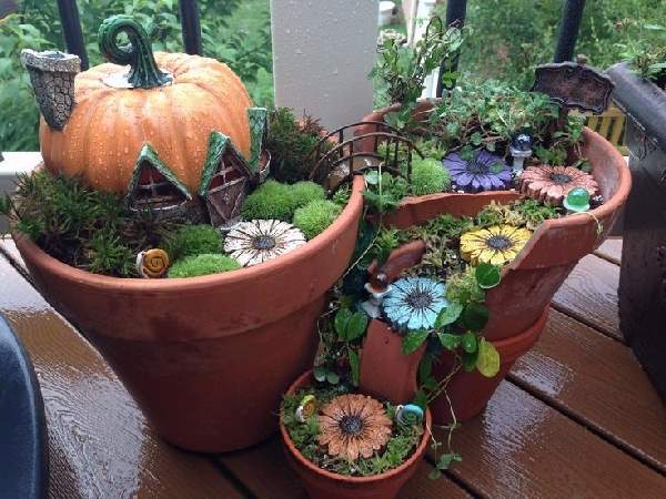 Shangrala's Fairy Garden Pot Art