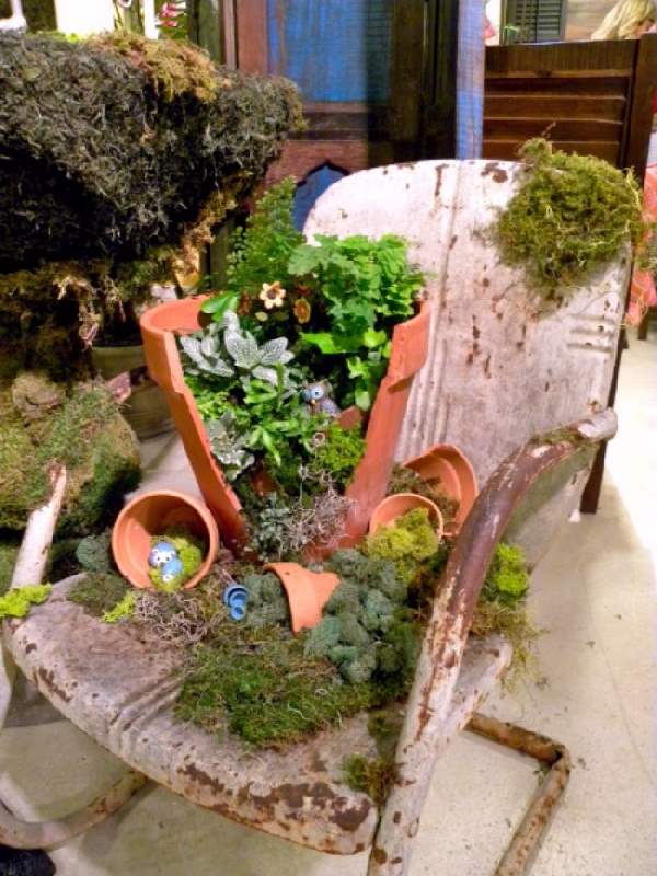 Shangrala's Fairy Garden Pot Art 2