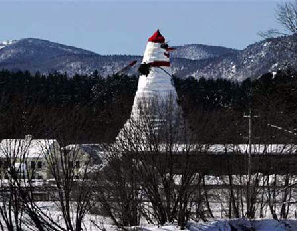 Shangrala's World's Tallest SnowWoman