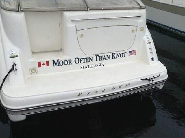 Shangrala's Humorous Boat Names