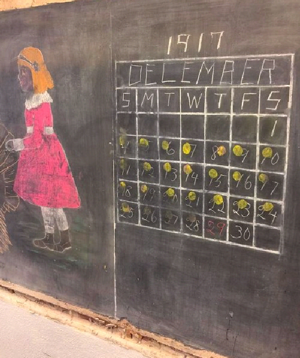 Shangrala's Old 1917 Blackboards