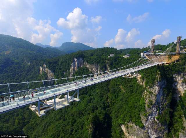 Shangrala's World's Longest Glass Bridge