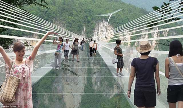 Shangrala's World's Longest Glass Bridge