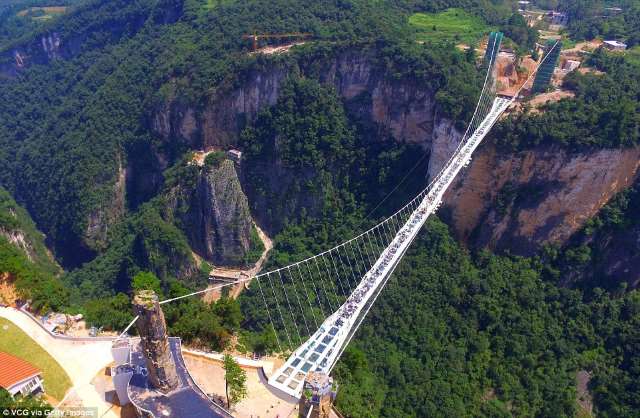 Shangrala's World's Longest Glass Bridge