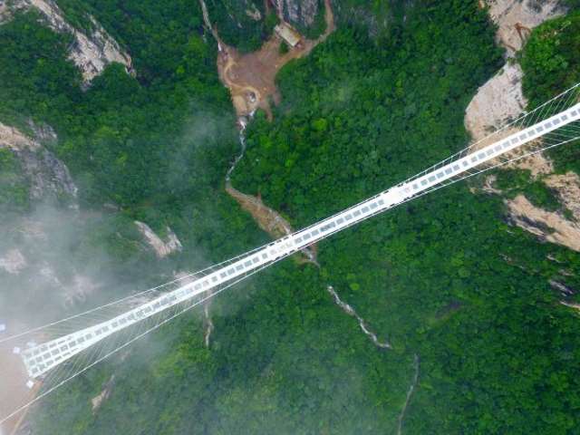 Shangrala's World's Longest Glass Bridge