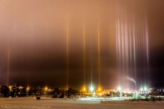 Shangrala's Amazing Light Pillars