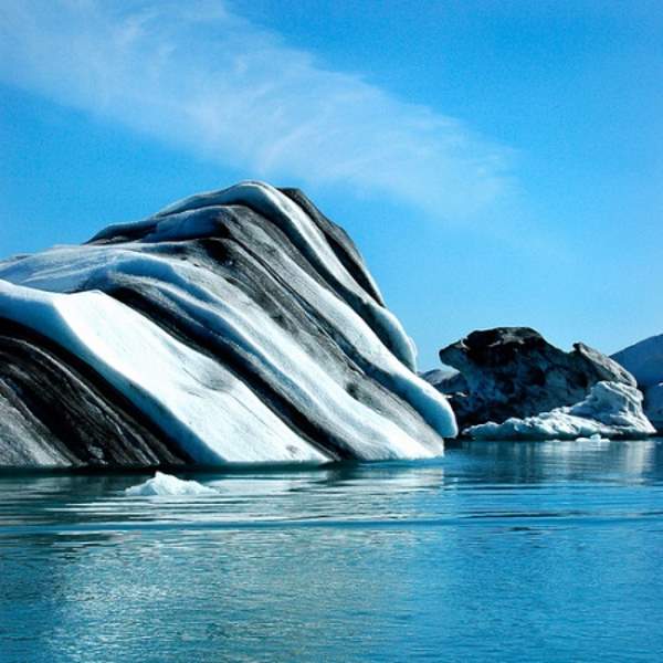 Shangrala's Amazing Striped Icebergs