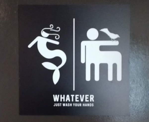 Shangrala's Creative Bathroom Signs