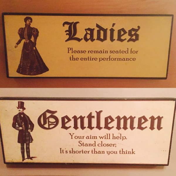 Shangrala's Creative Bathroom Signs