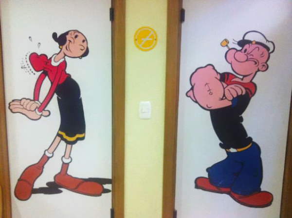 Shangrala's Creative Bathroom Signs