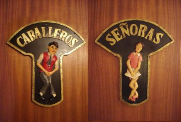 Shangrala's Creative Bathroom Signs