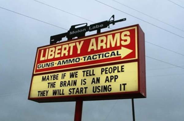 Shangrala's Funny Liberty Arms Signs