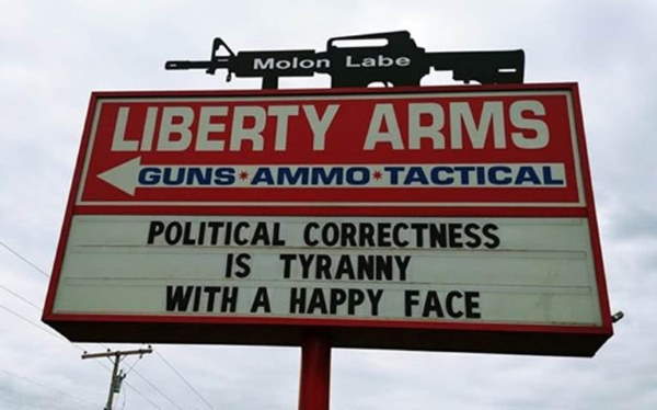 Shangrala's Funny Liberty Arms Signs