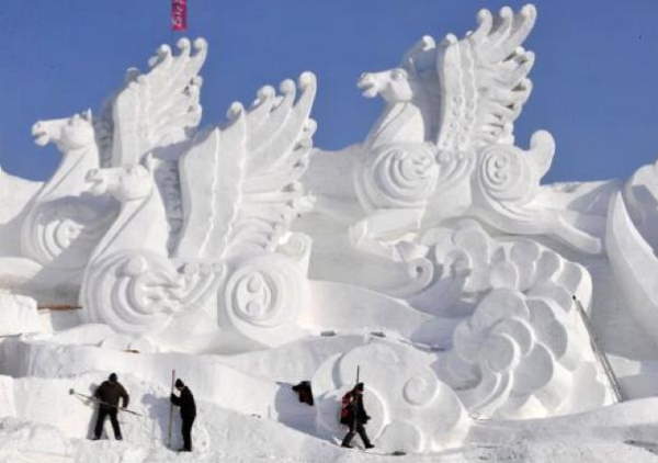 Shangrala's Snow Sculpture Art 2