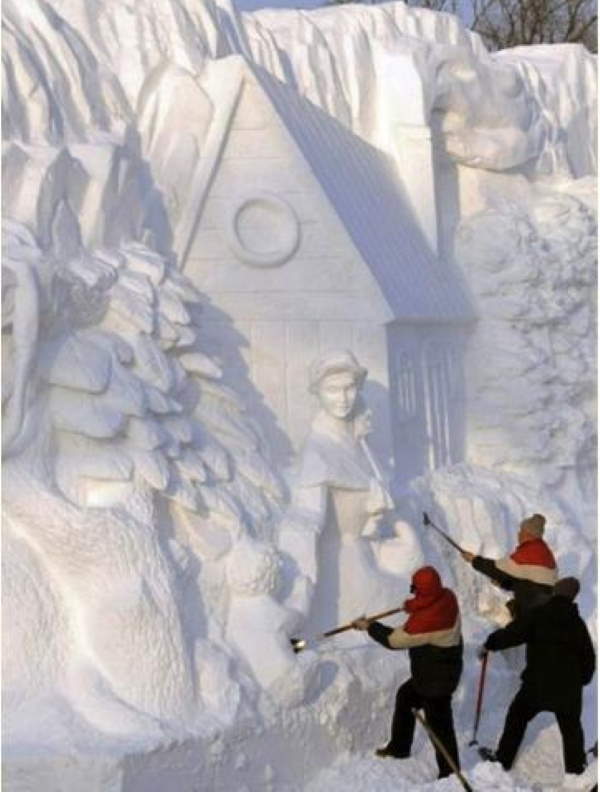 Shangrala's Snow Sculpture Art 2