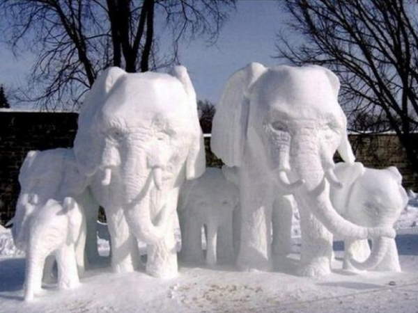 Shangrala's Snow Sculpture Art 2