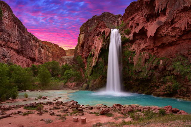 Shangrala's Grand Canyon Waterfalls