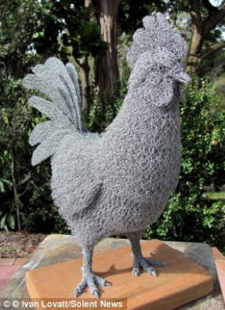 Shangrala's Chicken Wire Art